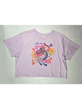 JZD x Target Pride Month Lilac Cropped T-shirt 4X
